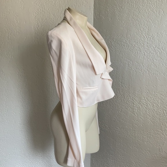 𝅺LEIFSDOTTIR ivory cropped blazer SZ 2 NWT $398 - Picture 3 of 12